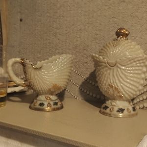 Northwood Custard Glass-Nautilus